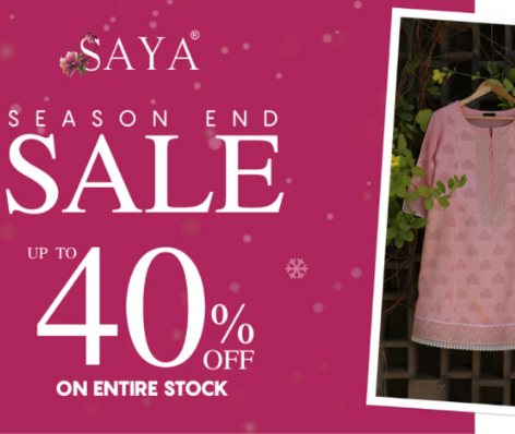 Saya End of Season Sale Winter Season Clothes Online Shopping