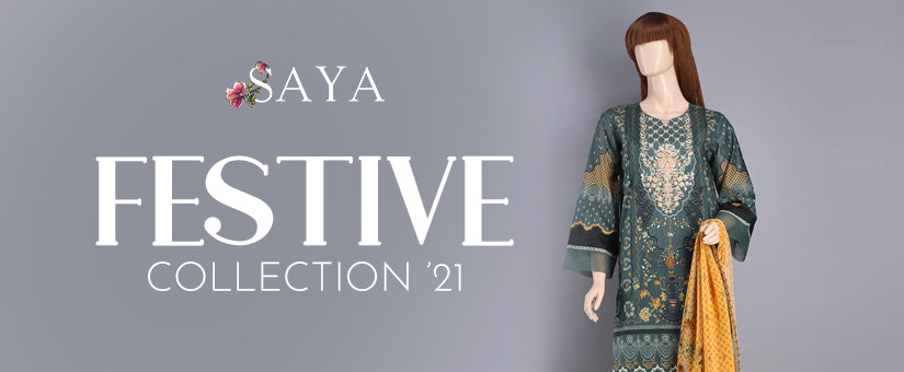 SAYA: Latest Festive Collection For Women in Pakistan
