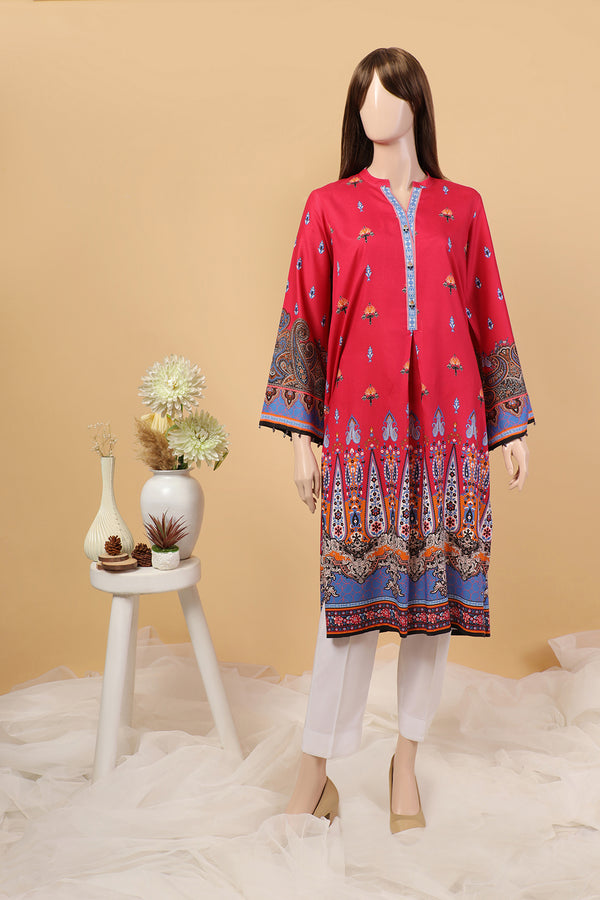 Unstitched Printed Lawn Shirt