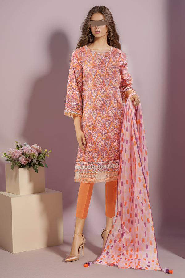 Unstitched Printed Lawn 2 Piece (Shirt/Trouser)