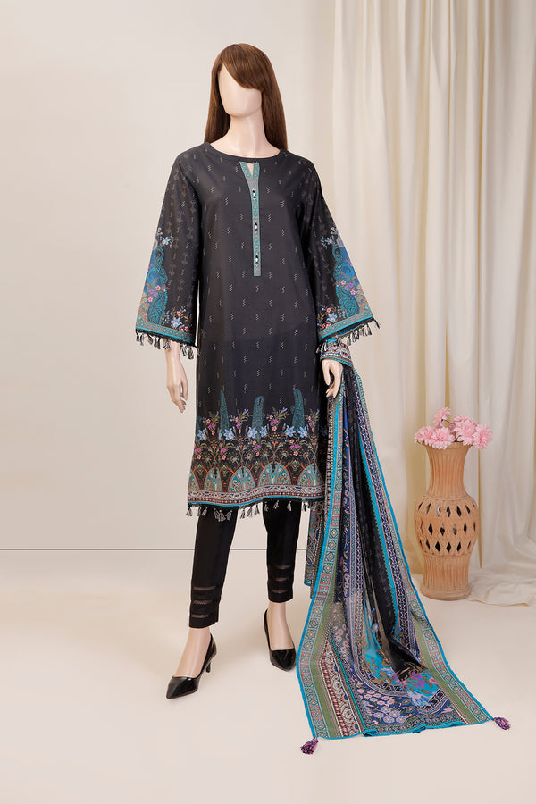 Unstitched Printed Lawn 2 Piece (Shirt/Trouser)