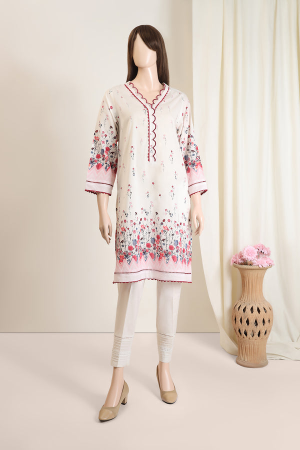 Unstitched Printed Lawn Shirt