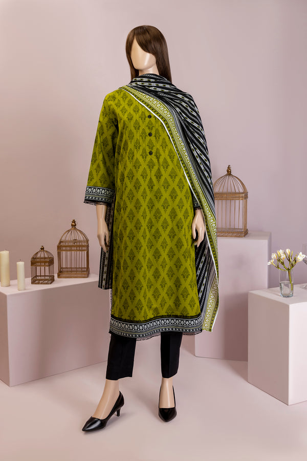 Unstitched Printed Lawn 2 Piece (Shirt/Dupatta)