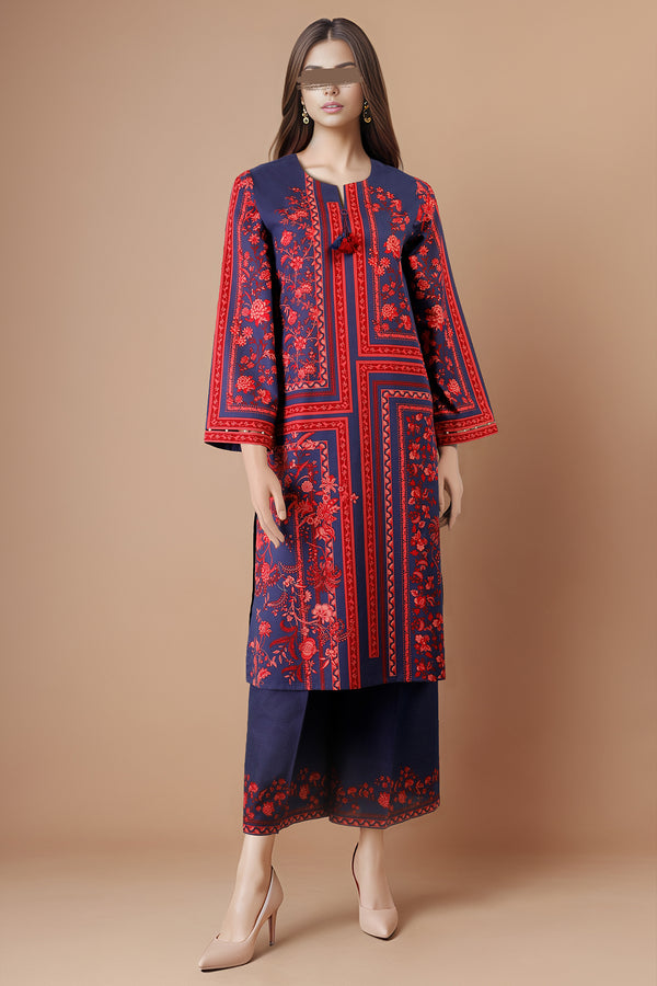 Unstitched Printed Lawn 2 Piece (Shirt/Trouser)