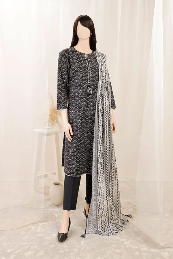 Unstitched Printed Lawn 3 Piece