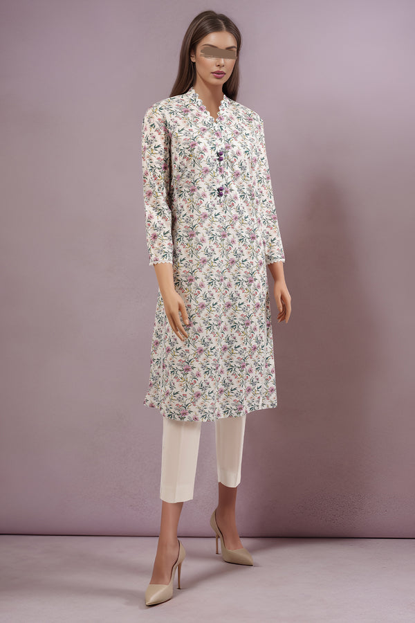 Unstitched Printed  Lawn Shirt