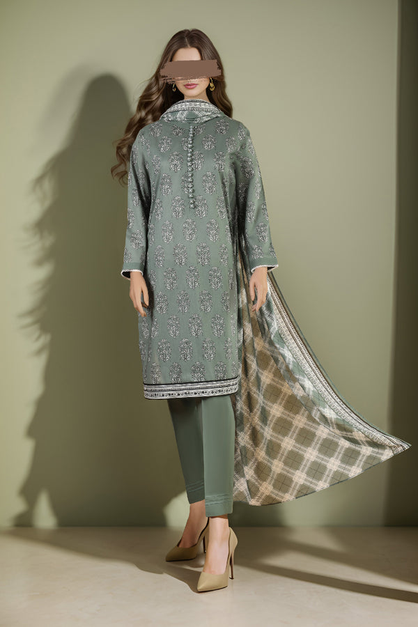 Unstitched Printed Lawn 2 Piece (Shirt/Trouser)