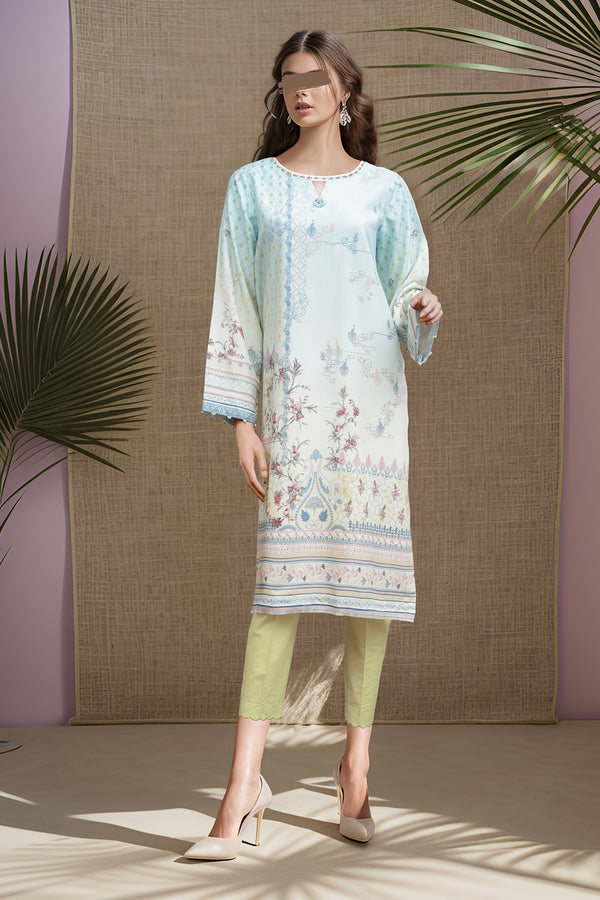 Unstitched Printed Lawn Shirt