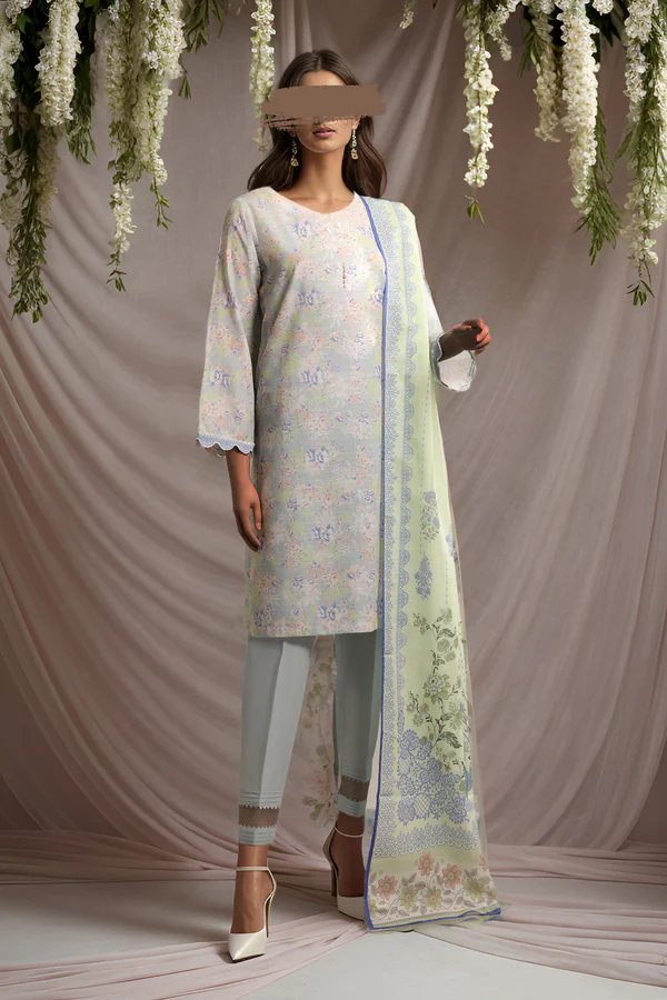 Unstitched Printed Khaddar Shirt