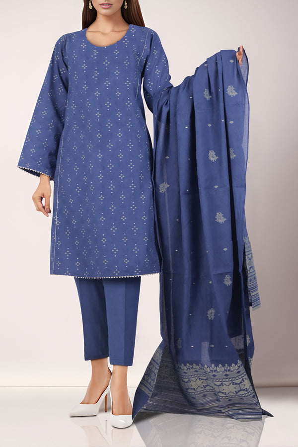 Unstitched Jacquard Cotton Shirt