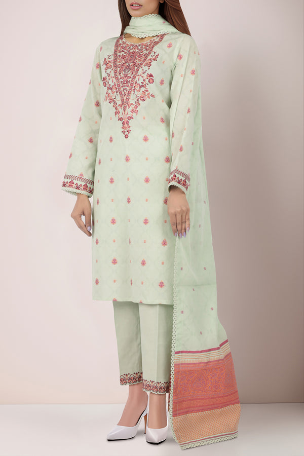 Unstitched Jacquard Cotton Shirt