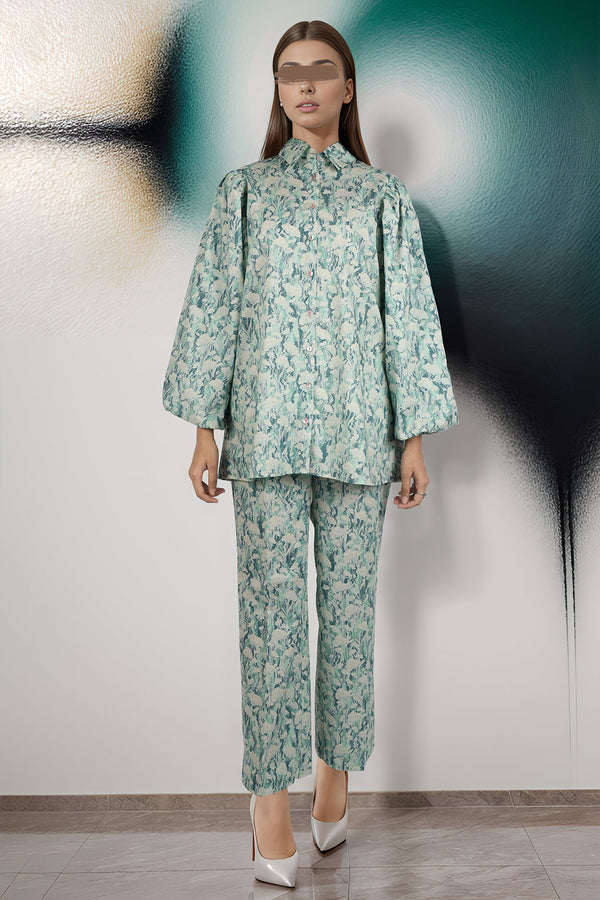 Printed Lawn/Cambric Stitched/Unstitched 2 Piece (Shirt/Trouser)