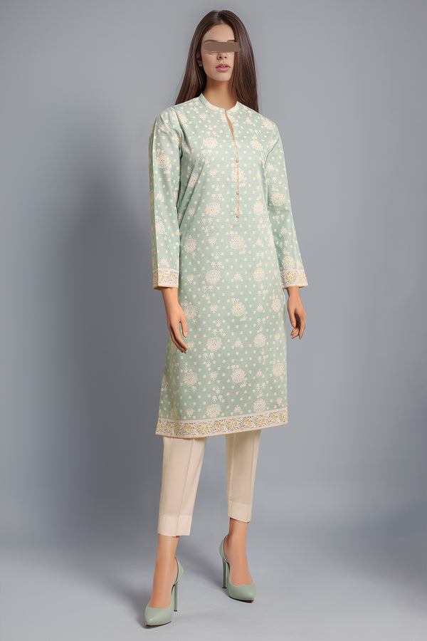 Unstitched Printed  Lawn Shirt