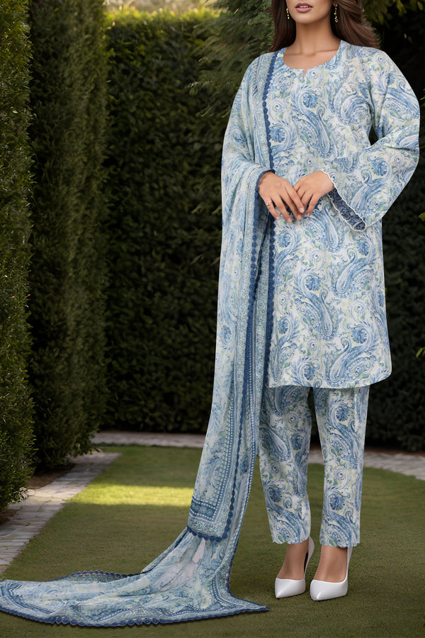 Printed Lawn Unstitched Shirt