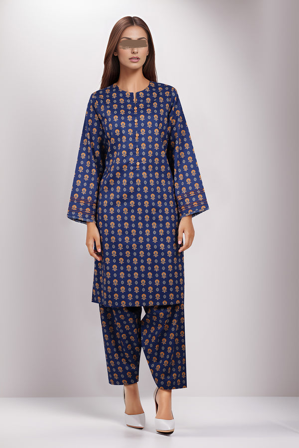 Unstitched Printed Lawn 2 Piece (Shirt/Trouser)