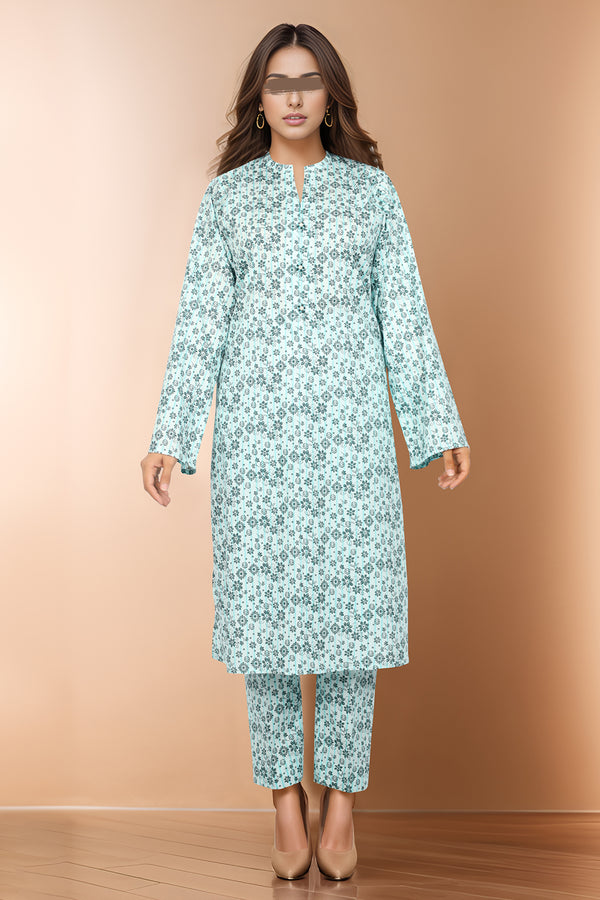 Unstitched Printed Lawn 2 Piece (Shirt/Trouser)