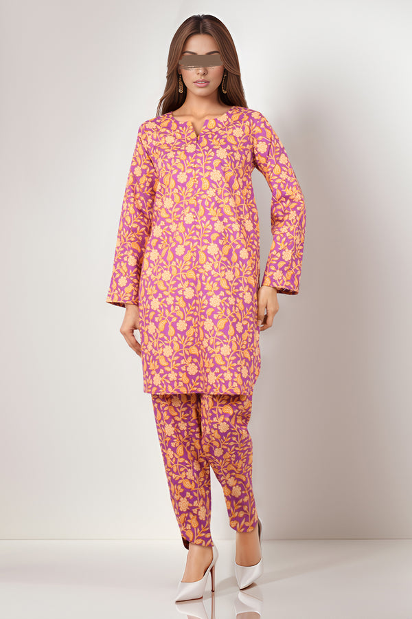 Unstitched Printed Lawn 2 Piece (Shirt/Trouser)