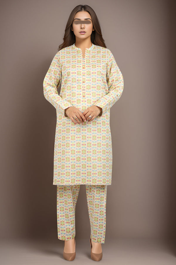 Unstitched Printed Lawn 2 Piece (Shirt/Trouser)