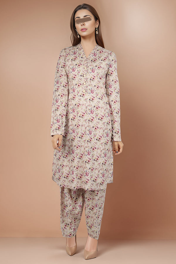 Unstitched Printed Lawn 2 Piece (Shirt/Trouser)