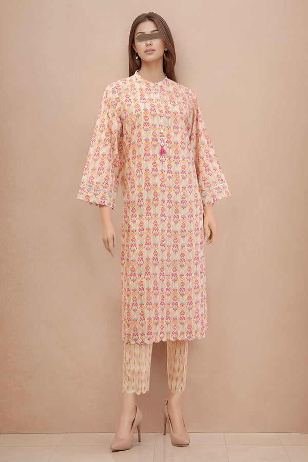 Unstitched Printed Lawn 2 Piece (Shirt/Trouser)