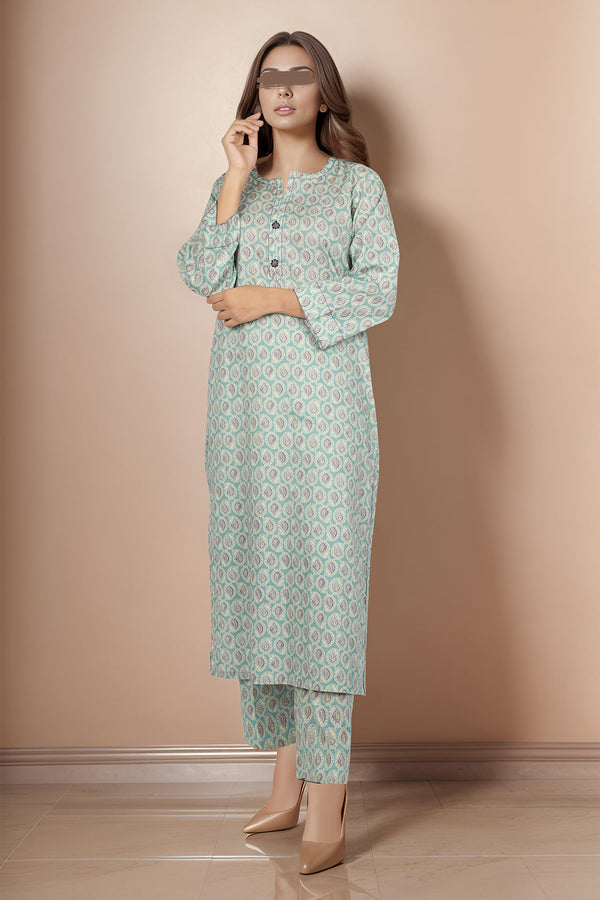 Unstitched Printed Lawn 2 Piece (Shirt/Trouser)