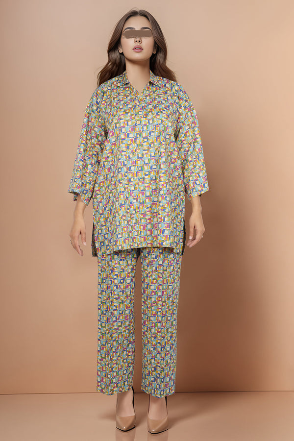 Unstitched Printed Lawn 2 Piece (Shirt/Trouser)