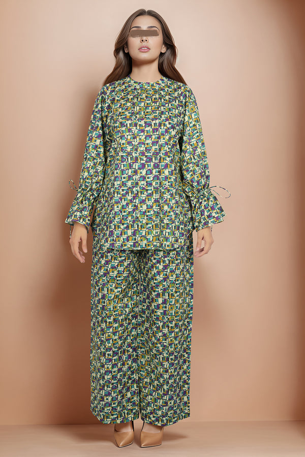 Unstitched Printed Cambric 2 Piece (Shirt/Trouser)