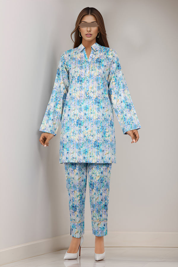 Unstitched Printed Lawn 2 Piece (Shirt/Trouser)