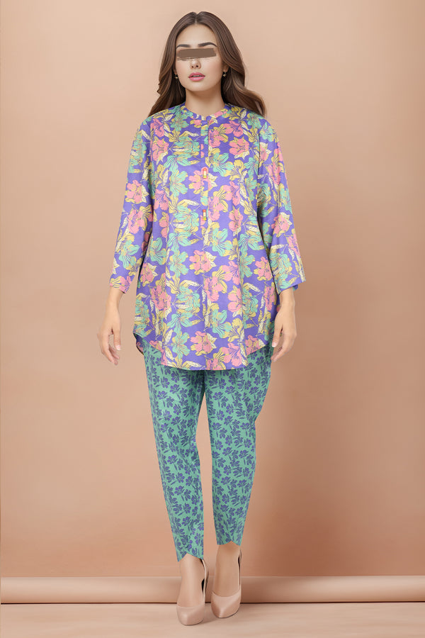 Unstitched Printed Lawn 2 Piece (Shirt/Trouser)