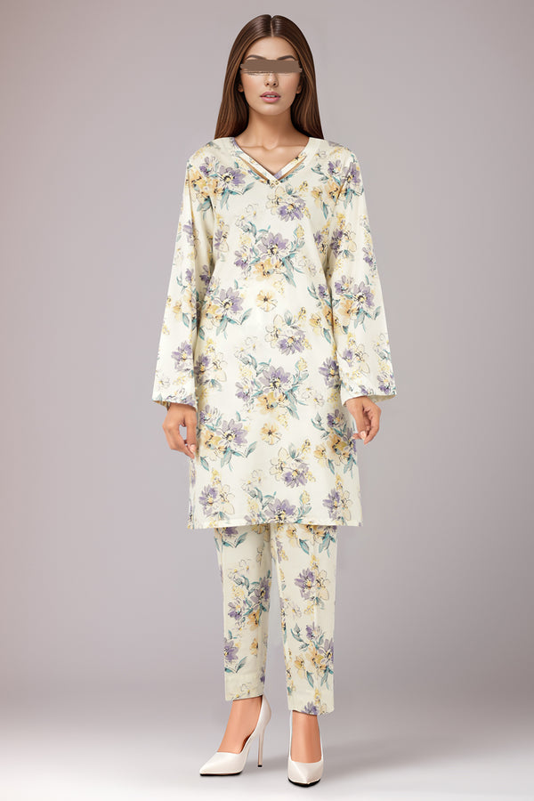 Unstitched Printed Lawn 2 Piece (Shirt/Trouser)