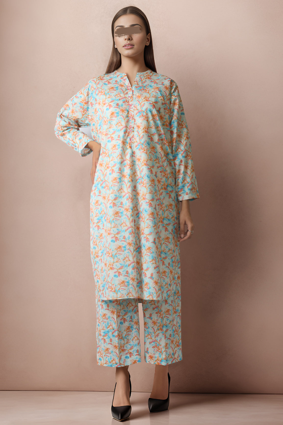 Orient Unstitched 2 Piece Printed Khaddar Shirt And Khaddar Pant -  Nrds-23-142/U Brown