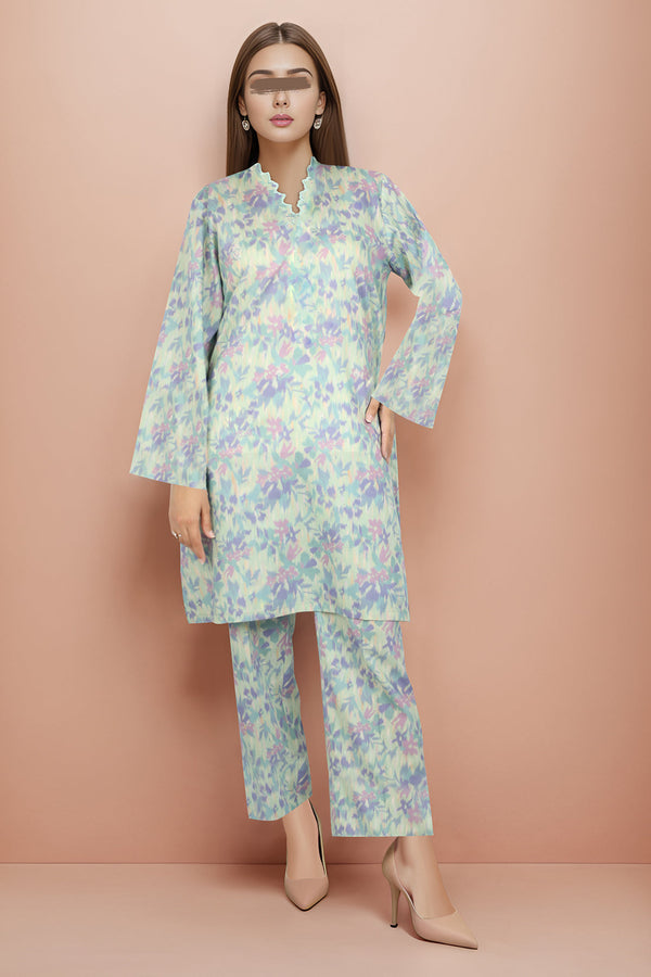 Unstitched Printed Lawn 2 Piece (Shirt/Trouser)