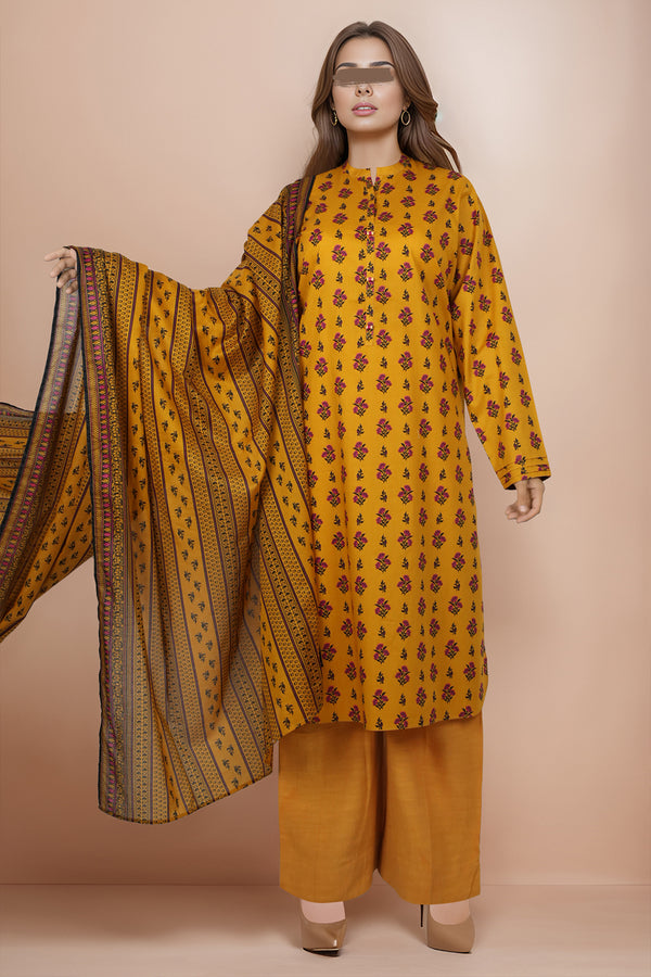 Unstitched Printed Lawn 2 Piece (Shirt/Dupatta)