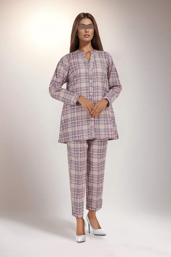 Unstitched Printed Khaddar 2 Piece (Shirt/Trouser)