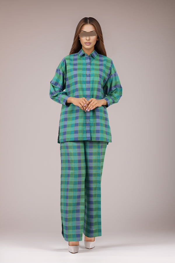 Unstitched Printed Khaddar 2 Piece (Shirt/Trouser)