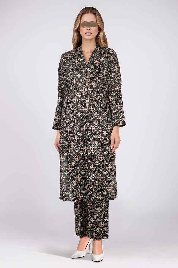 Unstitched Printed Lawn 2 Piece (Shirt/Trouser)