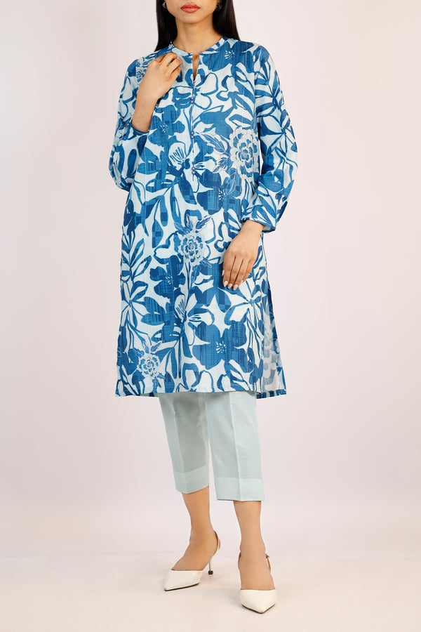 Unstitched Printed Lawn Shirt