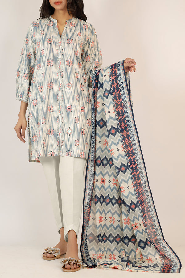 Printed Lawn Unstitched Shirt