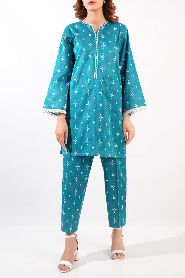 Unstitched Printed Lawn 2 Piece (Shirt/Trouser)