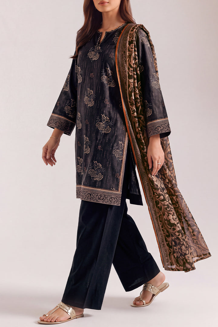 Unstitched Printed Lawn 3 Piece – SAYA