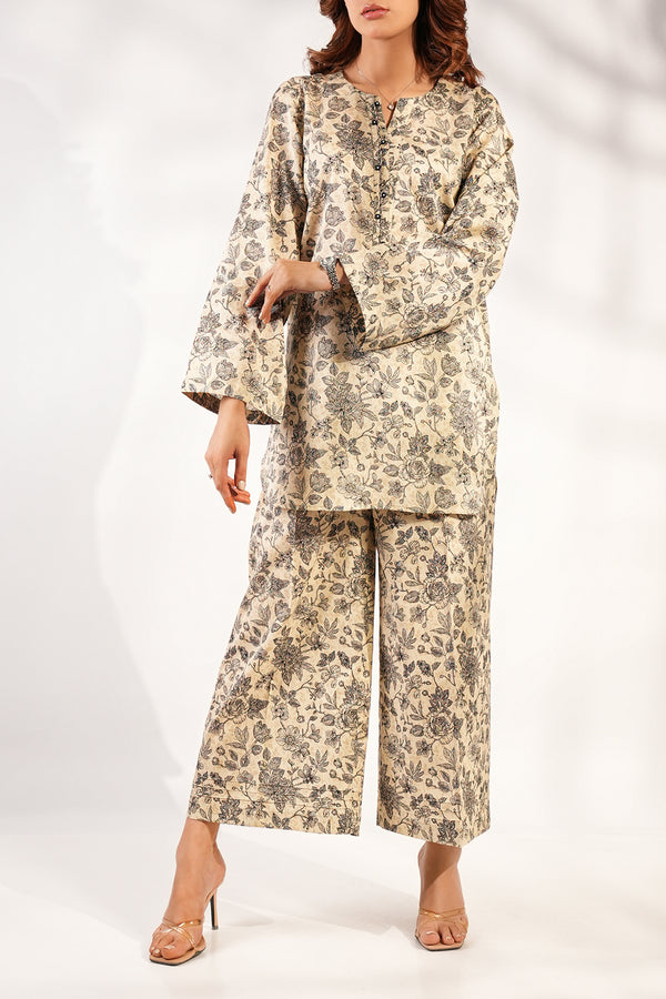 Unstitched Printed Lawn 2 Piece (Shirt/Trouser)