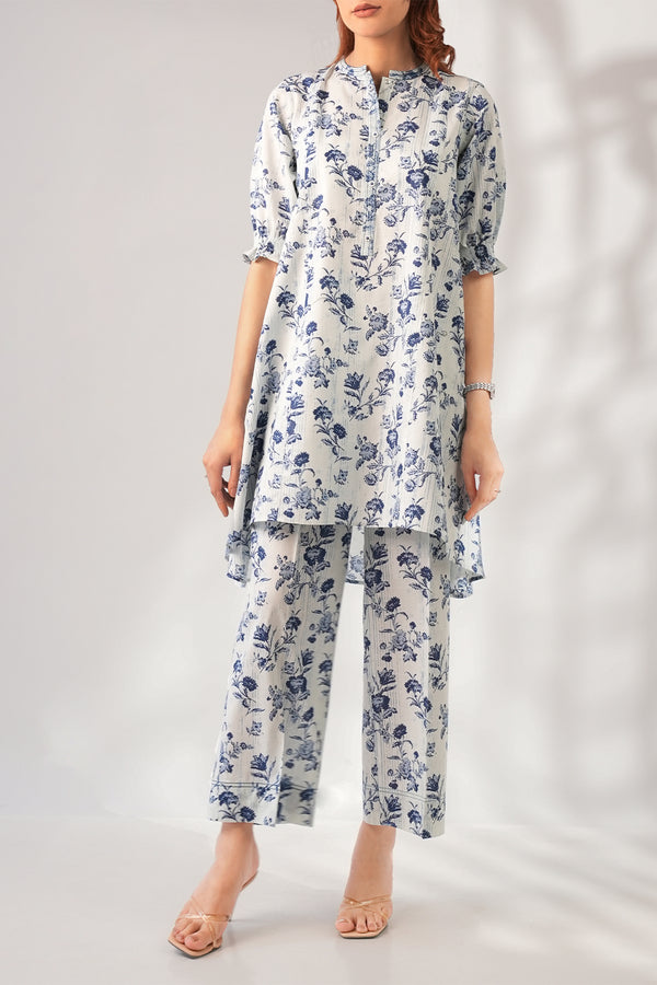 Unstitched Printed Lawn 2 Piece (Shirt/Trouser)