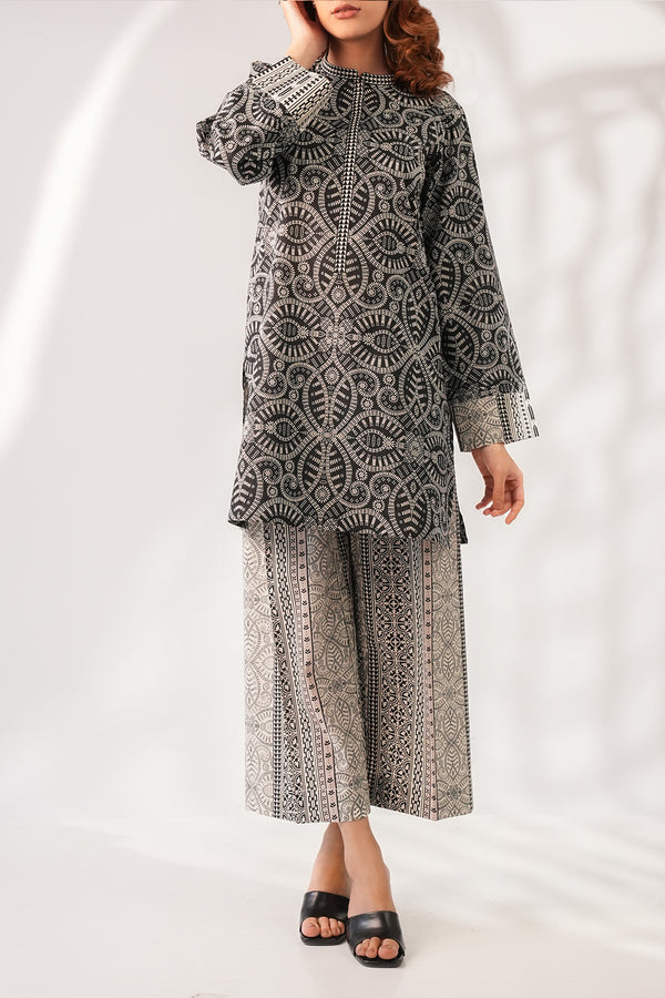 Unstitched Printed Lawn 2 Piece (Shirt/Trouser)