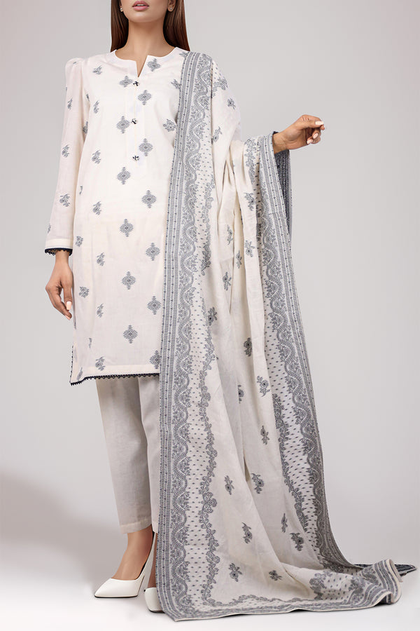 Unstitched Jacquard Cotton Shirt