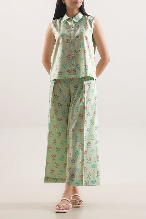 Unstitched Printed Lawn 2 Piece (Shirt/Trouser)