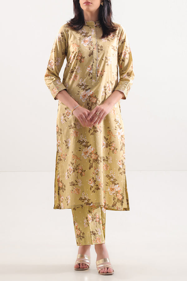 Unstitched Printed Lawn 2 Piece (Shirt/Trouser)