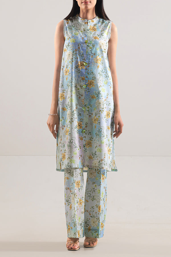 Unstitched Printed Lawn 2 Piece (Shirt/Trouser)