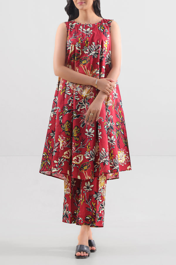 Unstitched Printed Lawn 2 Piece (Shirt/Trouser)
