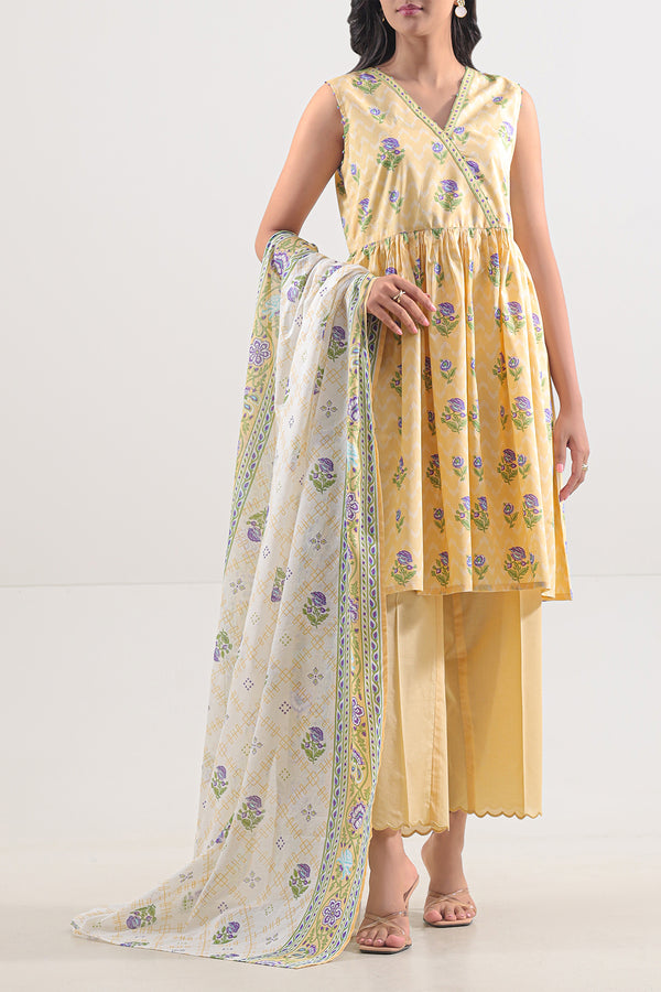 Unstitched Printed Lawn 2 Piece (Shirt/Trouser)