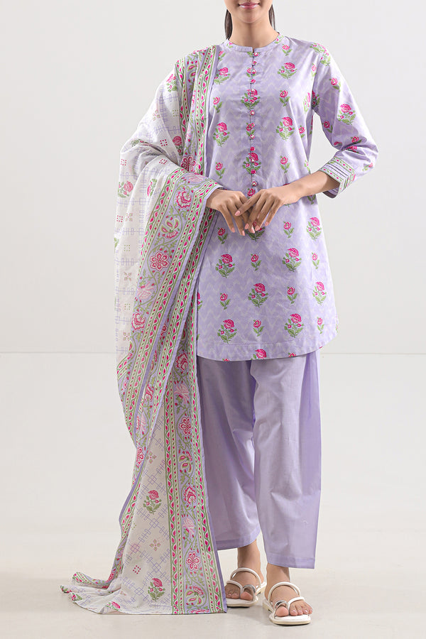 Unstitched Printed Lawn Shirt